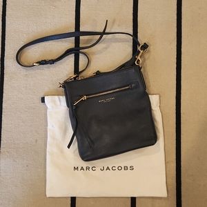 Marc Jacobs Crossbody, Navy with Gold Hardware